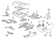 Chevy Traverse Seat Cushion Diagram - 84803407