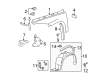 Chevy HHR Fender Diagram - 20919883