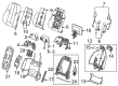 Cadillac ESCALADE IQ Seat Cushion Diagram - 85695030