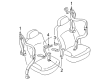 GMC Sonoma Seat Belt Diagram - 88898886