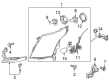 Cadillac Headlight Diagram - 22853873