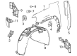 GMC Terrain Fender Diagram - 26425457