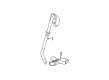 Chevy Tahoe Seat Belt Diagram - 88940136