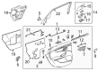 Chevy Interior Door Handle Diagram - 22853824