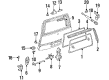 Chevy Lumina APV Exterior Door Handle Diagram - 12525531