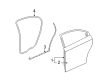 Chevy Malibu Door Seal Diagram - 25963324