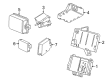 Cadillac CTS Parking Assist Sensor Diagram - 23269228