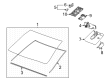 Cadillac Windshield Diagram - 84871640