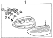 Pontiac Bonneville Tail Light Diagram - 19168987