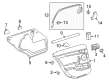 Chevy Caprice Interior Door Handle Diagram - 92249288
