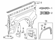 GMC Mud Flaps Diagram - 84420656