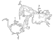 Cadillac Body Wiring Harness Connector Diagram - 86533604