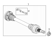 Chevy Corvette Axle Shaft Diagram - 23435870