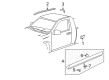 Chevy Colorado Door Moldings Diagram - 15249522
