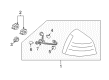 Pontiac Grand Prix Back Up Light Diagram - 25851407