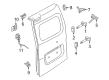 Chevy City Express Interior Door Handle Diagram - 19316960