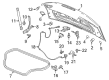 Chevy Camaro Tailgate Handle Diagram - 84291438