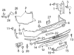 GMC Acadia Bumper Cover Diagram - 84769844