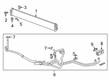 Chevy Silverado 1500 LTD Automatic Transmission Oil Cooler Line Diagram - 85628204