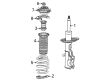 Cadillac OPTIQ Strut Mounts Diagram - 86531586