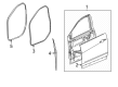 GMC Acadia Door Seal Diagram - 84798319