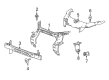 Buick Radiator Support Diagram - 22818031