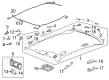 Chevy Impala Sun Visor Diagram - 22870492
