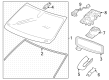 Chevy Silverado 1500 LTD Windshield Diagram - 84810928