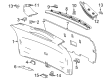 Chevy Traverse Limited Body Mount Hole Plug Diagram - 84113784