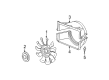 Chevy Silverado 2500 HD Fan Shroud Diagram - 15808231