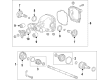 Cadillac CV Joint Companion Flange Diagram - 85514205