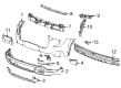 GMC Acadia License Plate Diagram - 84881887