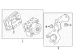 Chevy Impala ABS Pump And Motor Assembly Diagram - 22961487