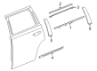 GMC Yukon Door Moldings Diagram - 22997638