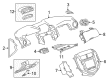 Chevy Sonic Dash Panel Vent Portion Covers Diagram - 42516696
