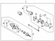 Chevy Lumina CV Boot Diagram - 26044380