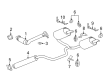Buick LaCrosse Muffler Diagram - 19434064