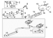 Cadillac XTS Exhaust Pipe Diagram - 22743543
