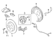 Buick Envision ABS Sensor Diagram - 84250930