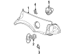 Saturn Fuel Door Diagram - 21094860