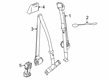 Chevy Silverado 1500 LTD Seat Belt Diagram - 85632632