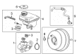 Cadillac CT6 Brake Master Cylinder Repair Kit Diagram - 84073045