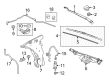Cadillac Wiper Linkage Diagram - 22773541