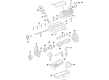 Chevy Silverado 2500 HD Crankshaft Thrust Washer Diagram - 19256554