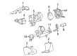 Saturn Steering Column Cover Diagram - 20827807