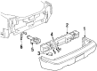 Oldsmobile Cutlass Calais Bumper Cover Diagram - 22536179