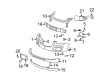 Saturn Bumper Cover Diagram - 15890877