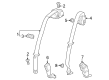 Buick Envista Seat Belt Diagram - 42837828