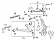 Chevy Silverado 1500 LTD Control Arm Diagram - 84437972