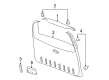 Chevy HHR Interior Door Handle Diagram - 15783151